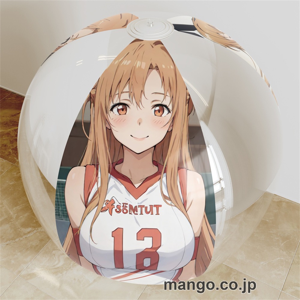アニメ キャラクター ビーチボール【SAO】アスナ  PVC製 キャラクターグッズ コレクション用