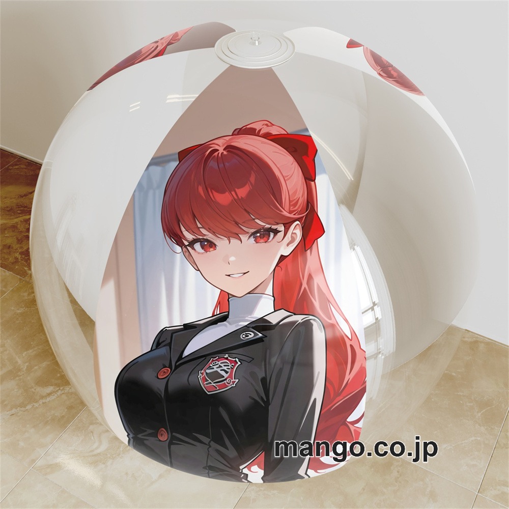 アニメ キャラクター ビーチボール【ペルソナ5】芳澤かすみ 海洋ボール PVC製 キャラクターグッズ コレクション用