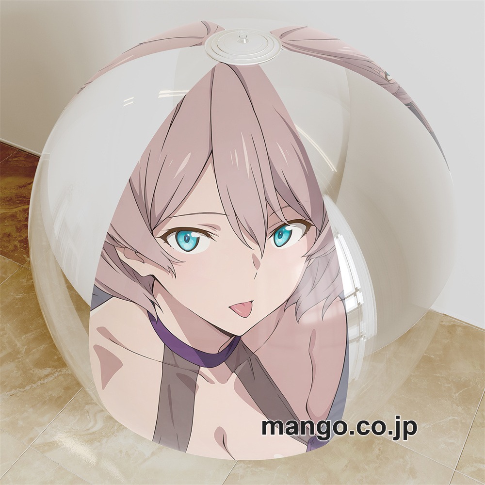 アニメ キャラクター ビーチボール【怪獣優生思想】ムジナ 海洋ボール PVC製 キャラクターグッズ コレクション用