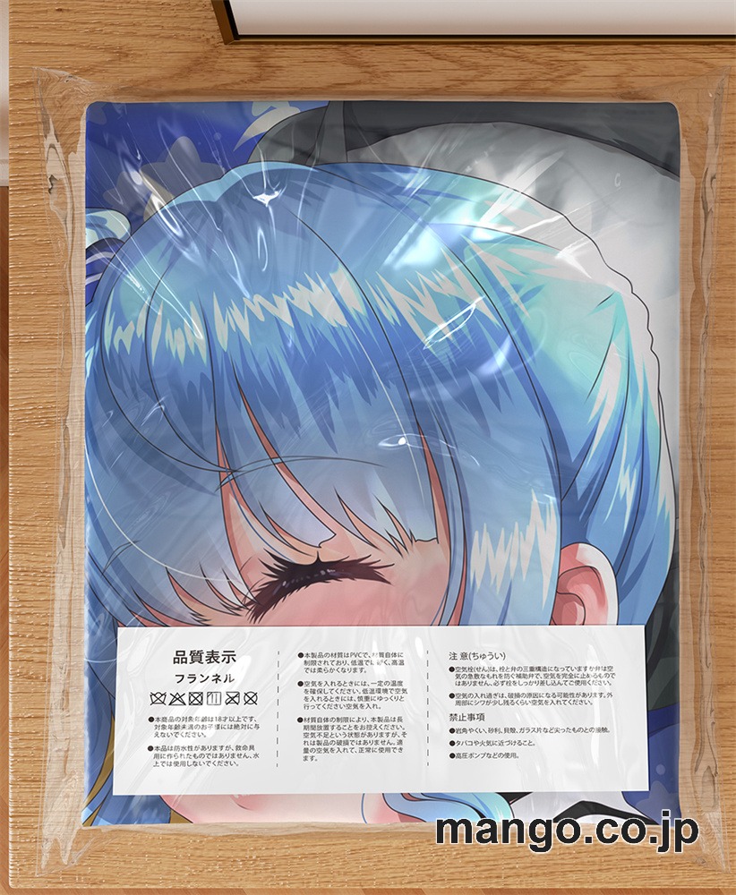 アニメ抱き枕カバー【バーチャルYoutuber】星街すいせい大型クッションキャラクターグッズPVC製コレクション用｜空気ビニール製 等身大抱き枕 コレクション向けグッズ 3
