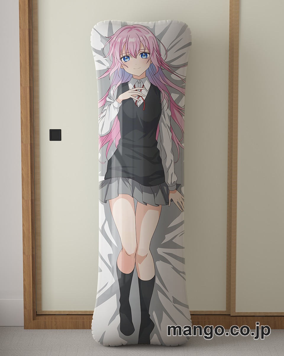 アニメ抱き枕カバー【可愛いだけじゃない式守さん】式守さん大型クッションキャラクターグッズPVC製コレクション用｜PVC エアクッション 等身大サイズ 立体ディスプレイ