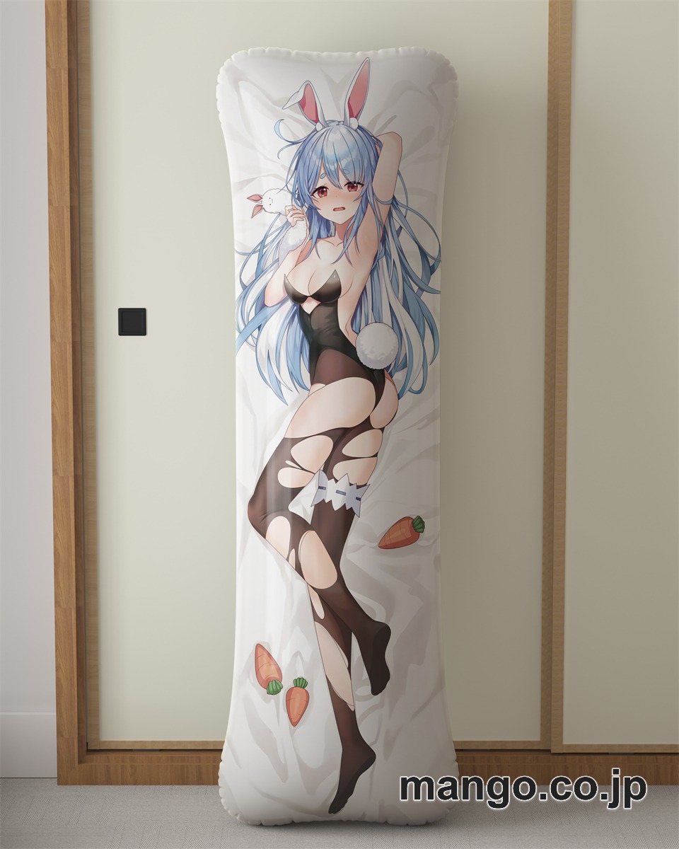 アニメ抱き枕カバー【バーチャルYoutuber】兎田ぺこら大型クッションキャラクターグッズPVC製コレクション用 ビッグサイズ 等身大クッション 立体キャラクターアイテム