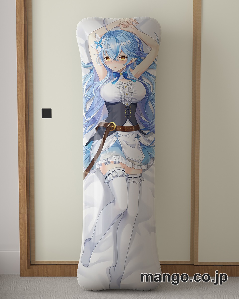 アニメ抱き枕カバー【バーチャルYoutuber】雪花ラミィさん大型クッションキャラクターグッズPVC製コレクション用 ビッグサイズ 等身大クッション 立体キャラクターアイテム