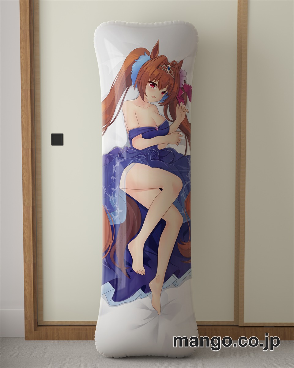 アニメ抱き枕カバー【ウマ娘】の大和赤 ちゃん大型クッションキャラクターグッズPVC製コレクション用｜空気ビニール製 等身大抱き枕 コレクション向けグッズ 2