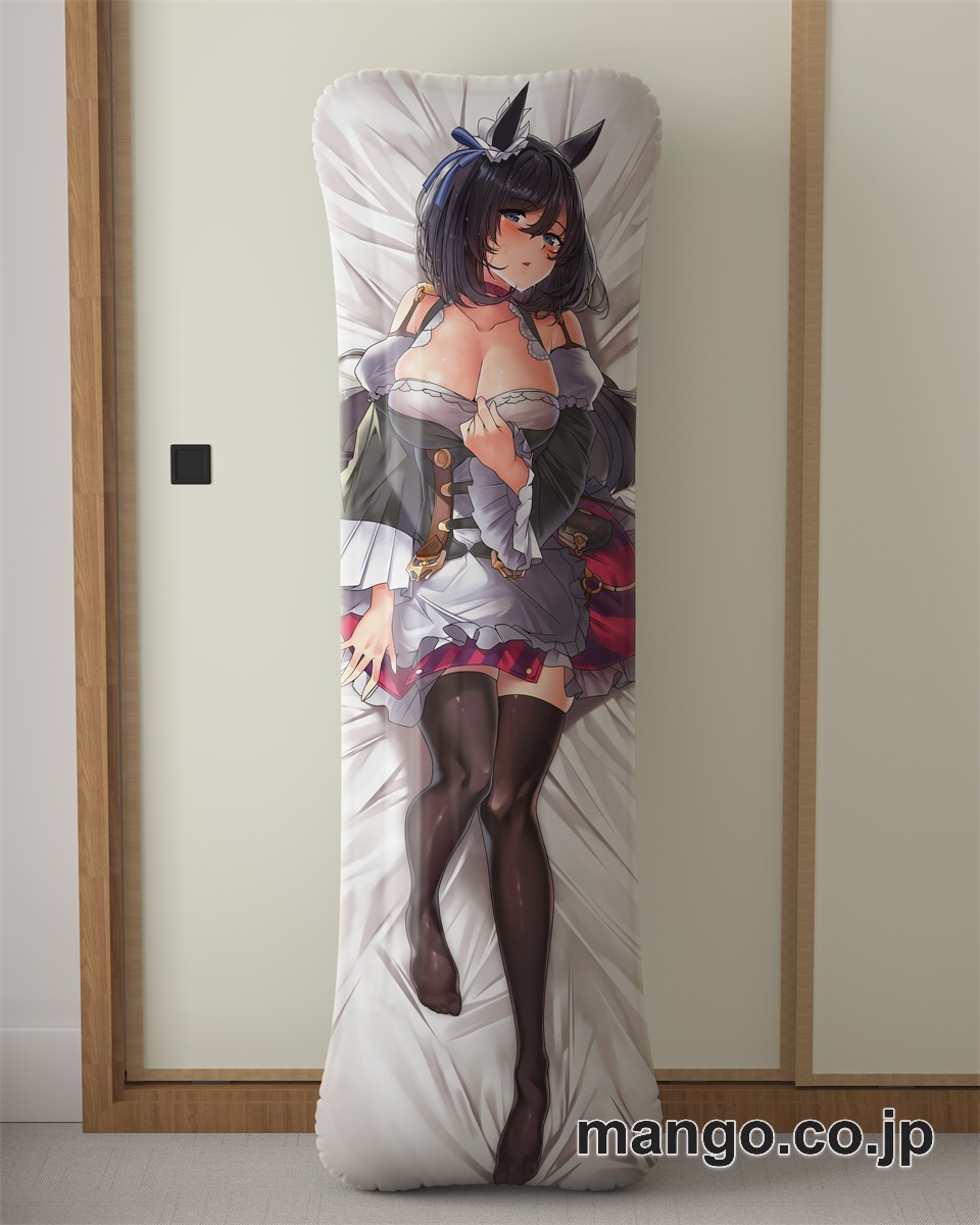 アニメ抱き枕カバーウマ娘のエイシンフラッシュ大型クッションキャラクターグッズPVC製コレクション用 等身大ビニールクッション 抱き枕 アニメ・キャラグッズ