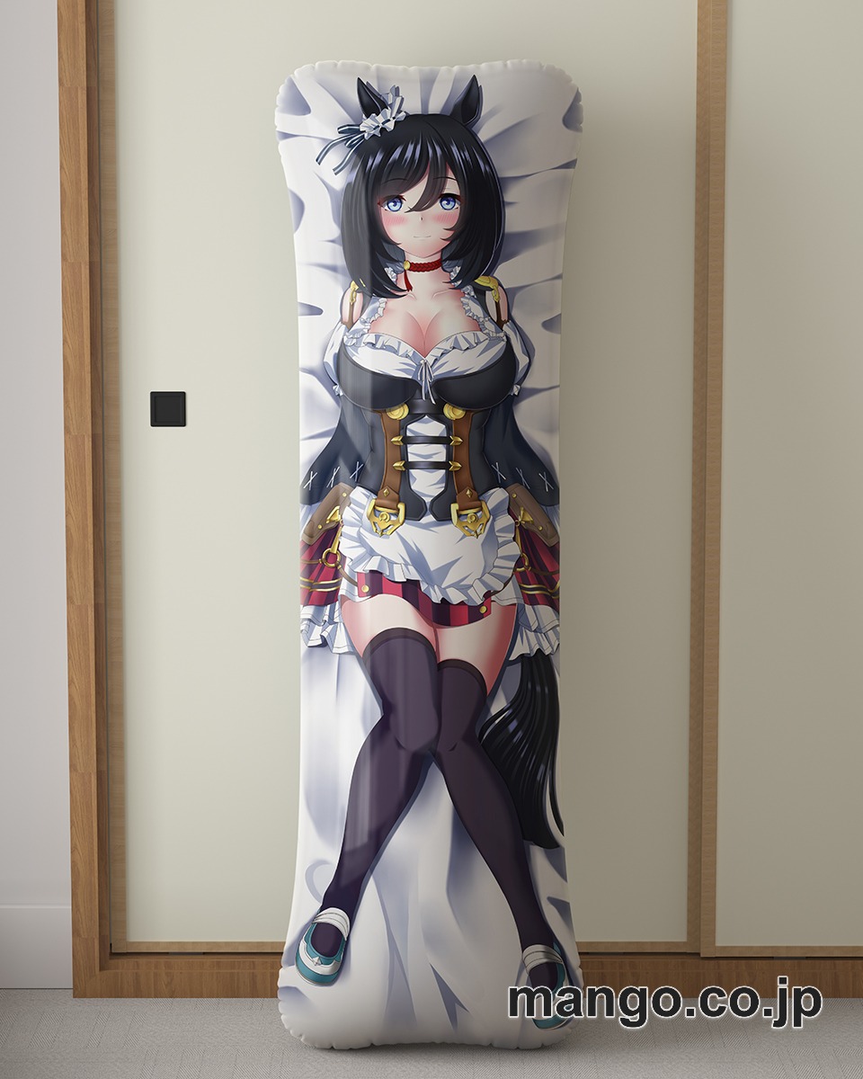 アニメ抱き枕カバー【ウマ娘】エイシンフラッシュ大型クッションキャラクターグッズPVC製コレクション用｜PVC エアクッション 等身大サイズ 立体ディスプレイ 2