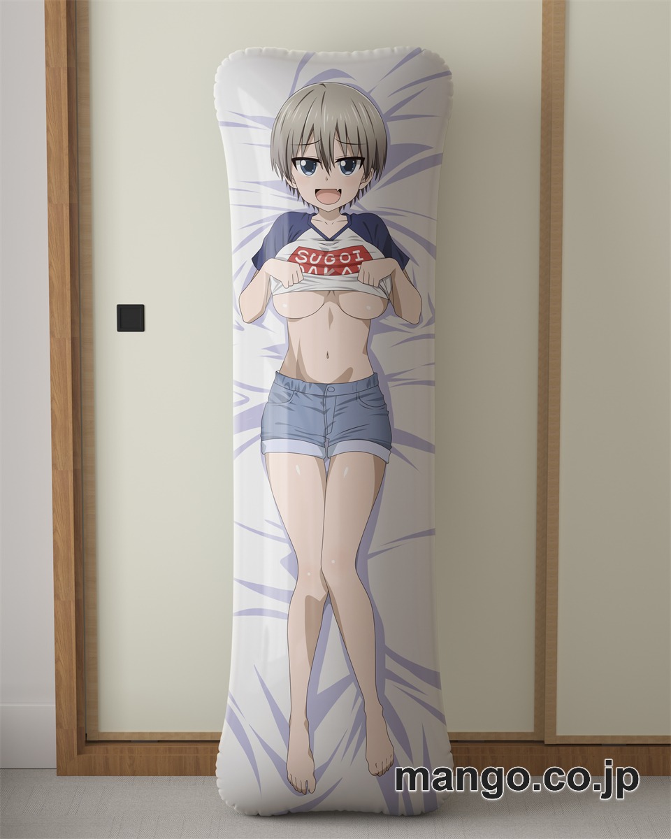 アニメ抱き枕カバー【宇崎ちゃんは遊びたい！】宇崎花大型クッションキャラクターグッズPVC製コレクション用 等身大 抱き枕 空気ビニール製 キャラクターグッズ