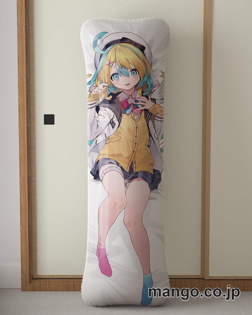 アニメ抱き枕カバー【バーチャルYoutuber】天川はの大型クッションキャラクターグッズPVC製コレクション用 等身大 抱き枕 空気ビニール製 キャラクターグッズ