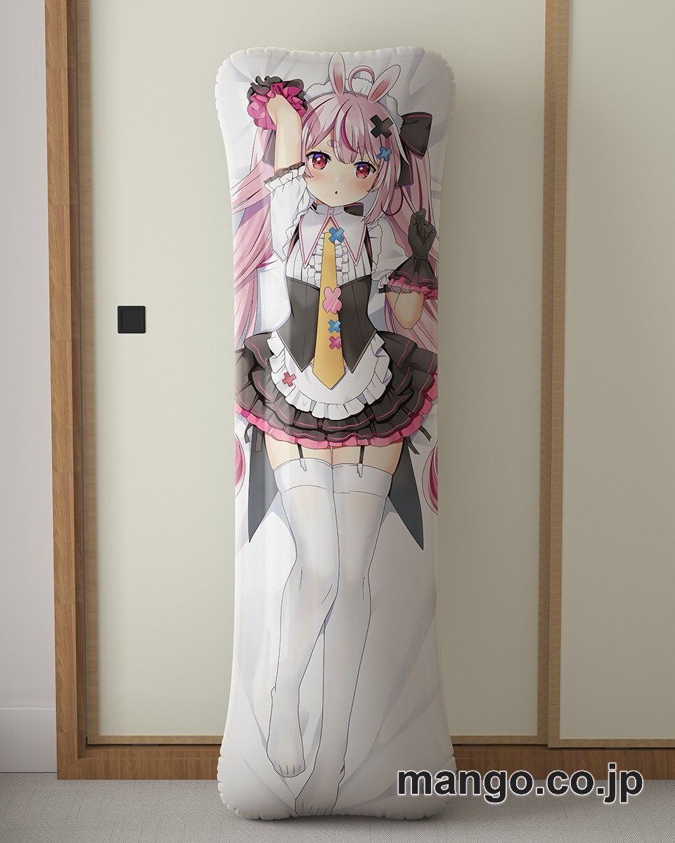 アニメ抱き枕カバー【バーチャルYoutuber】兎鞠まり大型クッションキャラクターグッズPVC製コレクション用 等身大ビニールクッション 抱き枕 アニメ・キャラグッズ