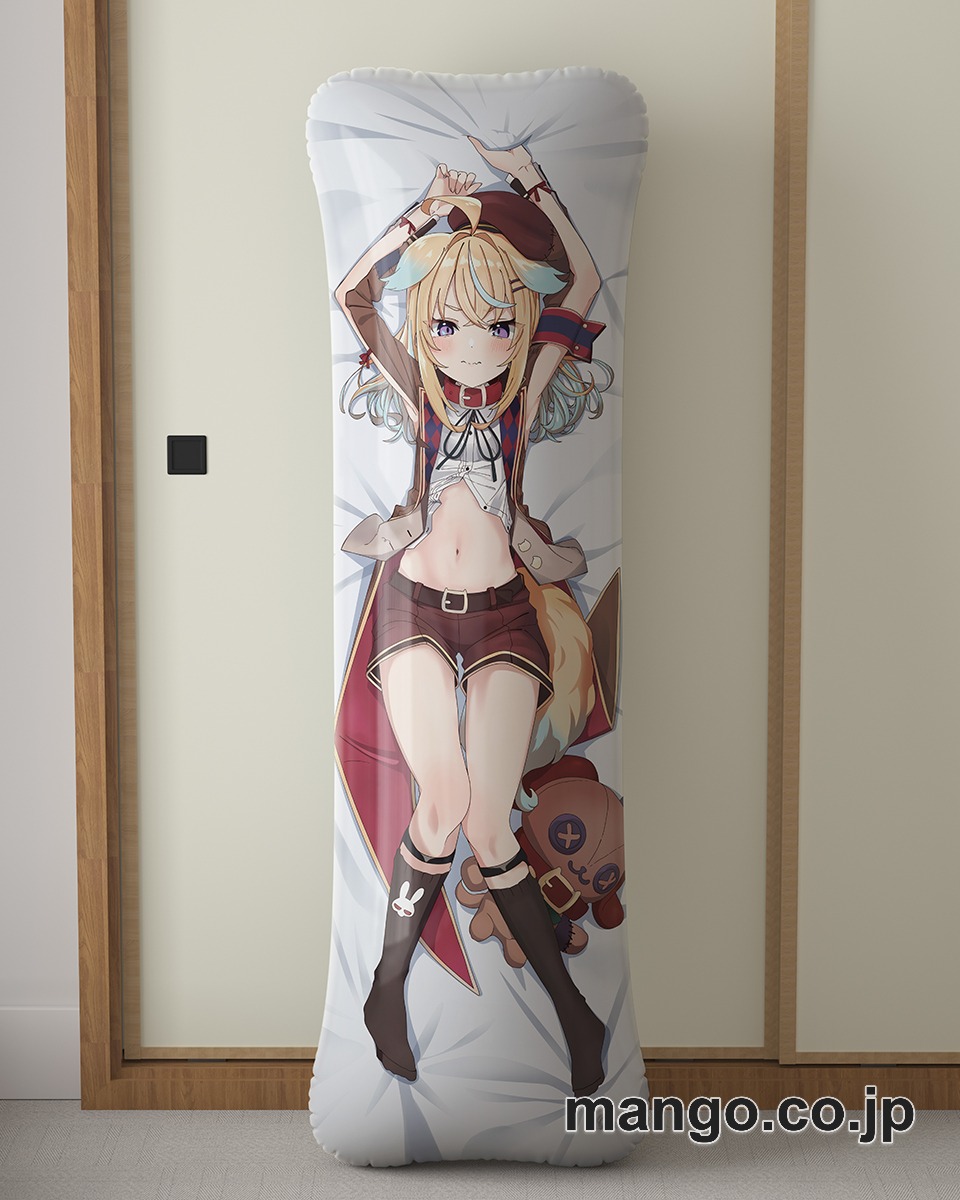 アニメ抱き枕カバー【バーチャルYoutuber】従井ノラ大型クッションキャラクターグッズPVC製コレクション用｜等身大エアクッション ビッグサイズ PVC製 アニメグッズ