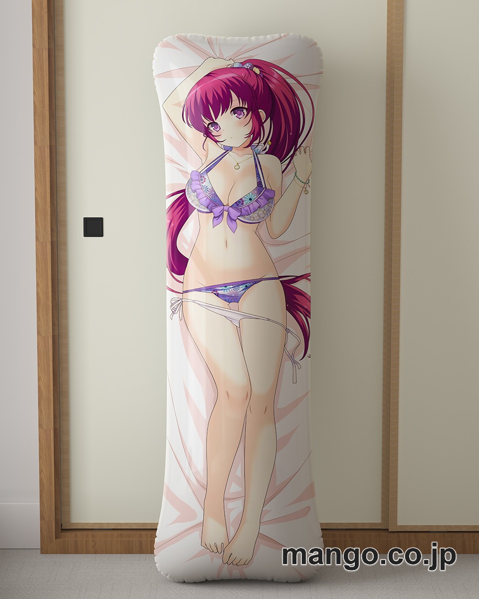 アニメ抱き枕カバーガールフレンド（仮） 浅見景大型クッションキャラクターグッズPVC製コレクション用｜空気ビニール製 等身大抱き枕 コレクション向けグッズ 2