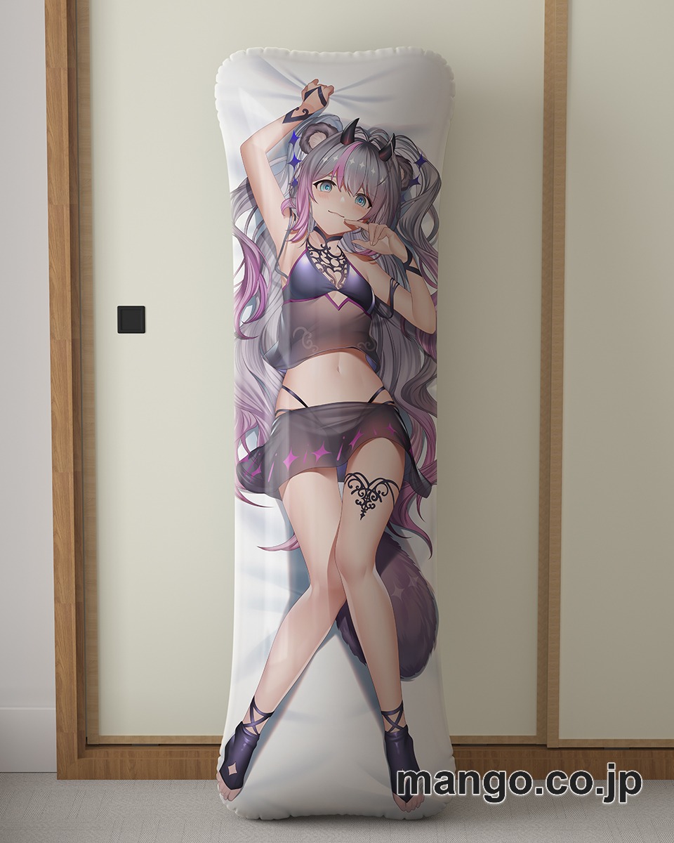 アニメ抱き枕カバー【バーチャルYoutuber】小日向ぽん大型クッションキャラクターグッズPVC製コレクション用｜空気ビニール製 等身大抱き枕 コレクション向けグッズ