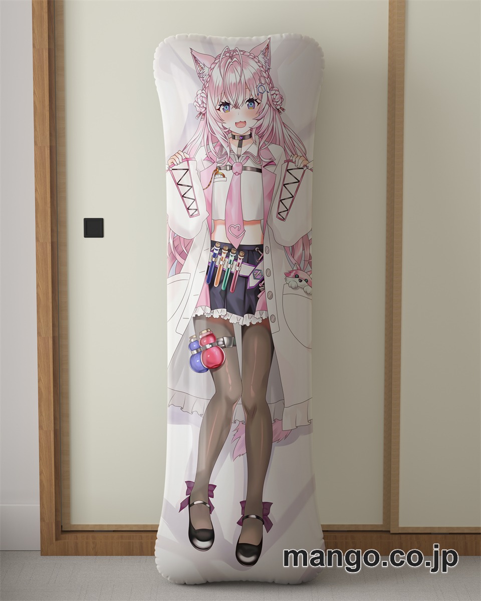 アニメ抱き枕カバー【バーチャルYouTuber】こよりちゃん大型クッションキャラクターグッズPVC製コレクション用 ビッグサイズ 等身大クッション 立体キャラクターアイテム