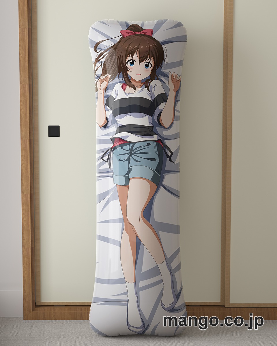 アニメ抱き枕カバー【アイドルマスターミリオンライブ！】佐竹美奈子大型クッションキャラクターグッズPVC製コレクション用｜PVC エアクッション 等身大サイズ 立体ディスプレイ