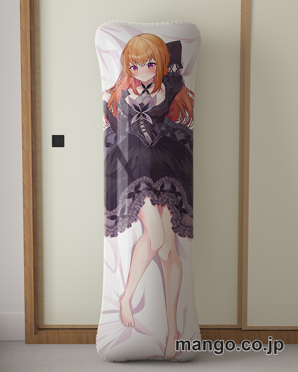 アニメ抱き枕カバー【バーチャルYoutuber】胡蝶ここあ大型クッションキャラクターグッズPVC製コレクション用｜空気ビニール製 等身大抱き枕 コレクション向けグッズ