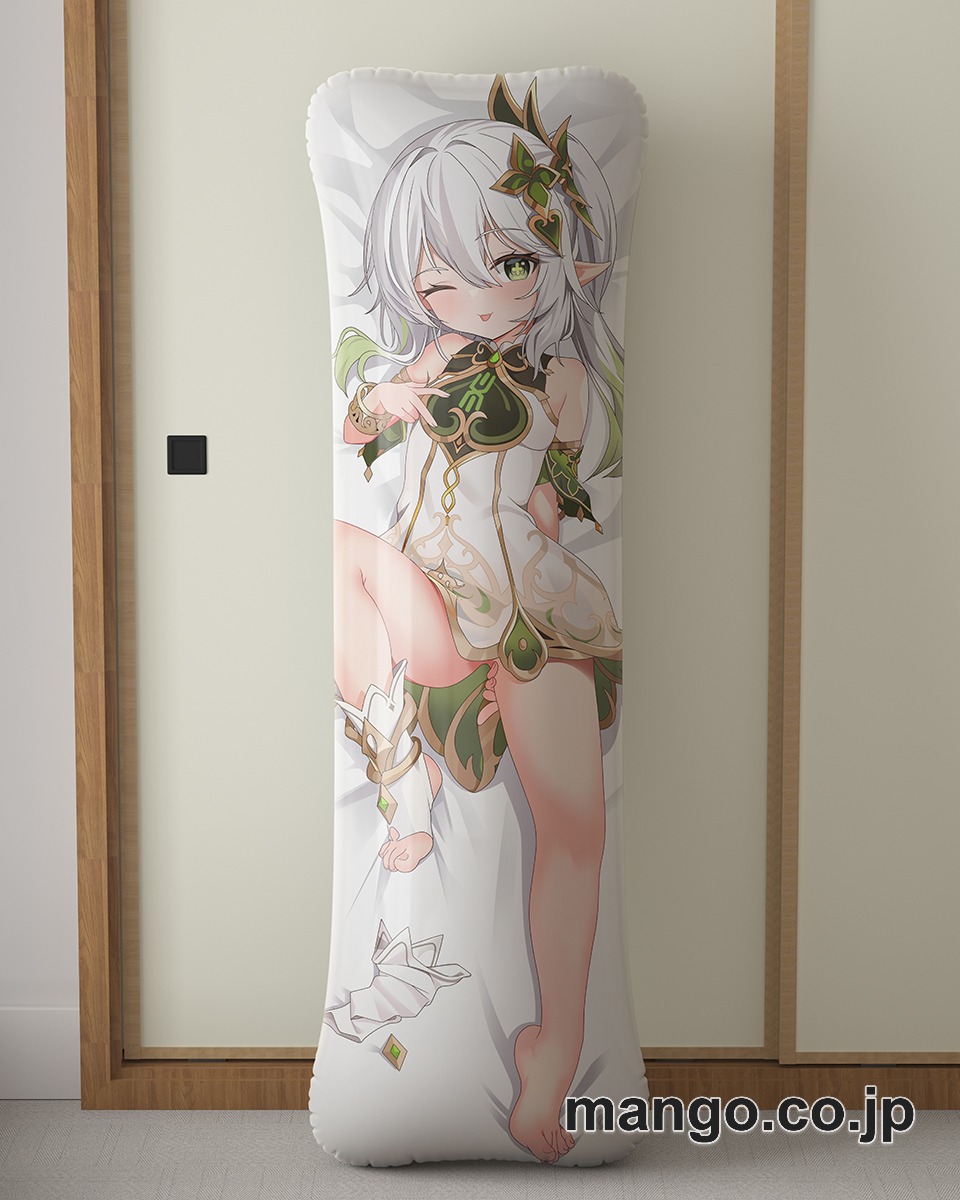 アニメ抱き枕カバー【原神】ナヒーダ大型クッションキャラクターグッズPVC製コレクション用 等身大 抱き枕 空気ビニール製 キャラクターグッズ