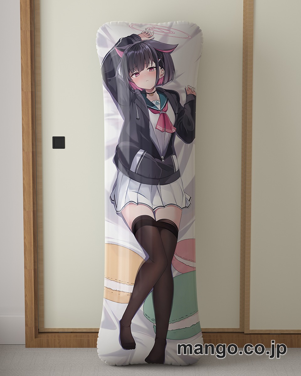 アニメ抱き枕カバー【ブルーアーカイブ】杏山カズサ大型クッションキャラクターグッズPVC製コレクション用 ビッグサイズ 等身大クッション 立体キャラクターアイテム