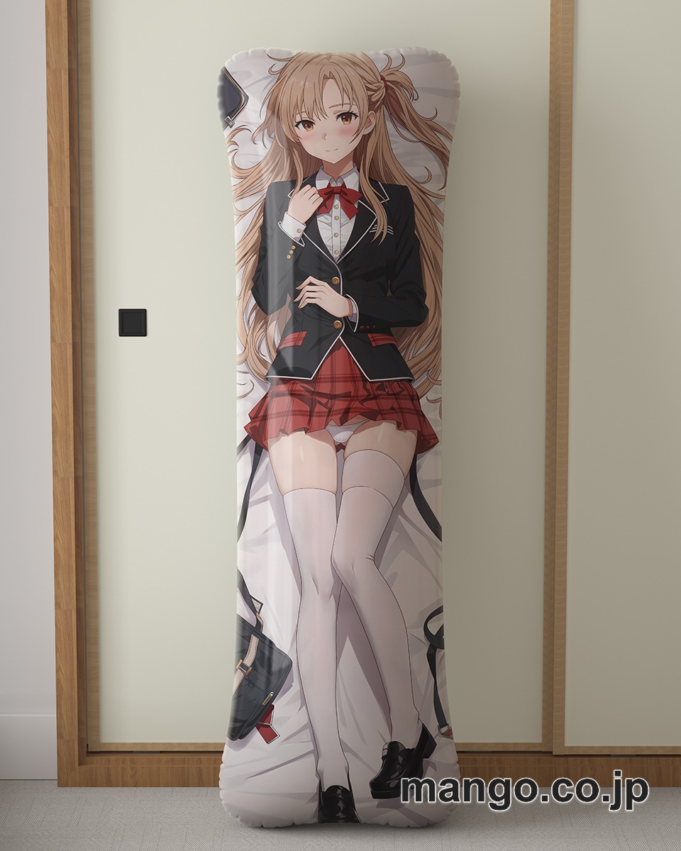 アニメ抱き枕カバー[SAO]アスナ大型クッションキャラクターグッズPVC製コレクション用 等身大ビニールクッション 抱き枕 アニメ・キャラグッズ