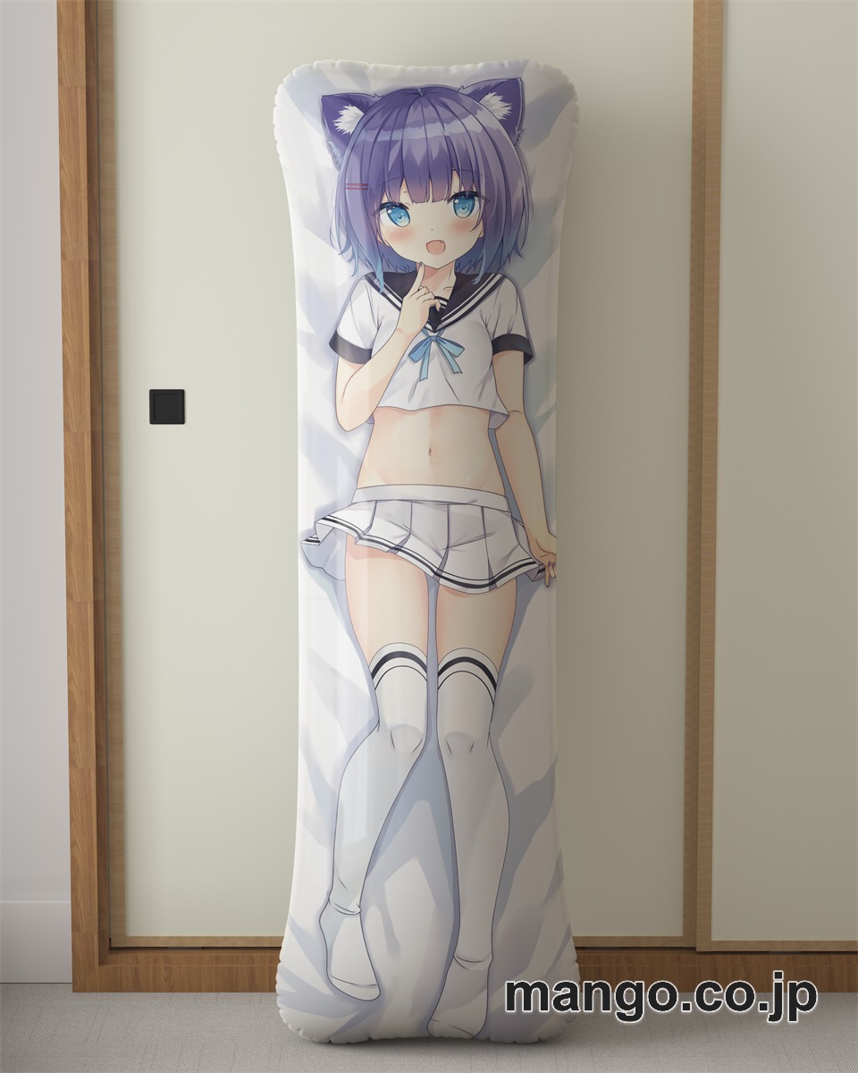 アニメ抱き枕カバー【バーチャルYoutuber】流石乃ルキ＆流石乃ロキ大型クッションキャラクターグッズPVC製コレクション用｜空気ビニール製 等身大抱き枕 コレクション向けグッズ