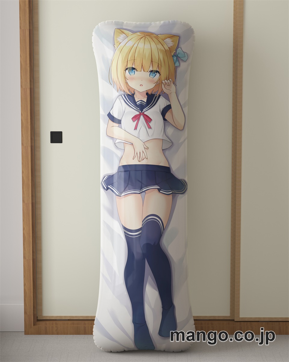 アニメ抱き枕カバー【バーチャルYoutuber】流石乃ルキ＆流石乃ロキ大型クッションキャラクターグッズPVC製コレクション用｜空気ビニール製 等身大抱き枕 コレクション向けグッズ 2