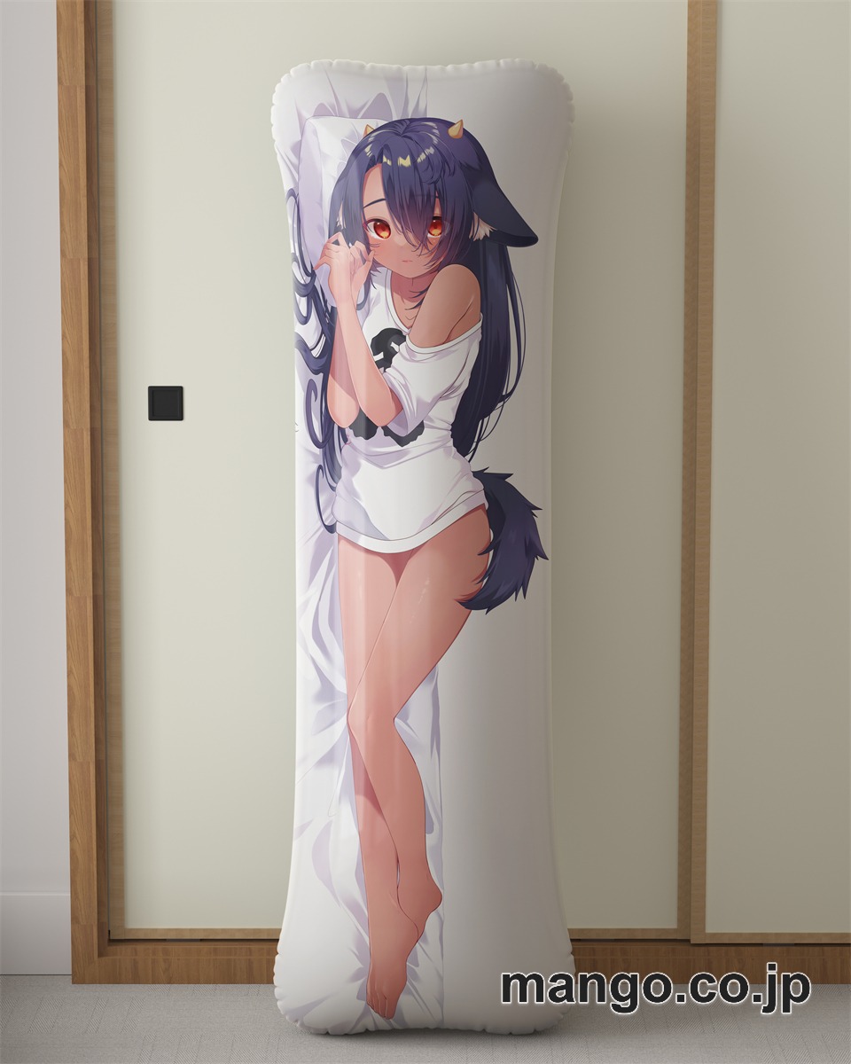 アニメ抱き枕カバー【バーチャルYoutuber】柏衣みゃ大型クッションキャラクターグッズPVC製コレクション用｜空気ビニール製 等身大抱き枕 コレクション向けグッズ 2