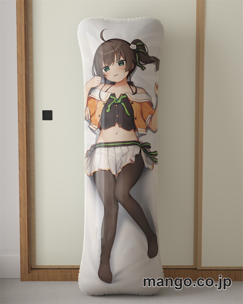 アニメ抱き枕カバー【バーチャルYoutuber】夏色まつり大型クッションキャラクターグッズPVC製コレクション用 等身大ビニールクッション 抱き枕 アニメ・キャラグッズ