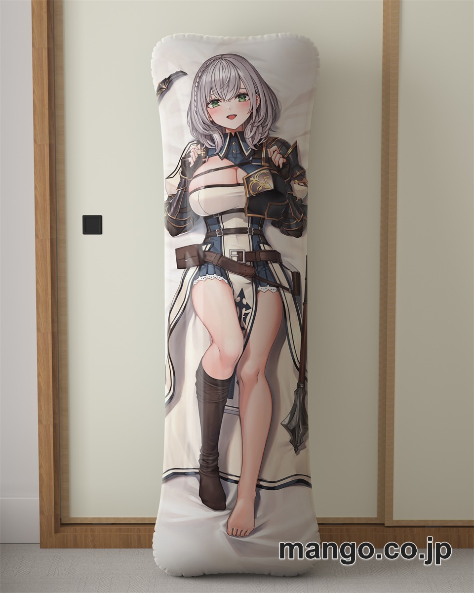 アニメ抱き枕カバー【バーチャルYoutuber】白銀ノエル大型クッションキャラクターグッズPVC製コレクション用 ビッグサイズ 等身大クッション 立体キャラクターアイテム