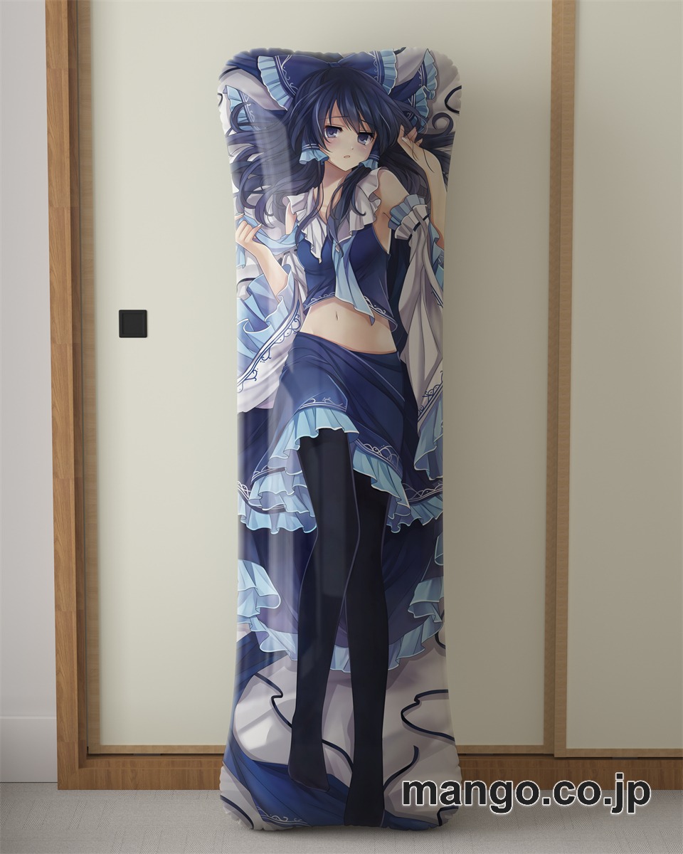 アニメ抱き枕カバー東方Project青霊夢大型クッションキャラクターグッズPVC製コレクション用 等身大 抱き枕 空気ビニール製 キャラクターグッズ 2
