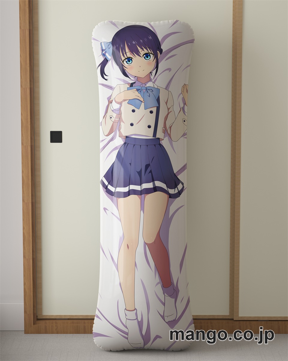 アニメ抱き枕カバー【カノジョも彼女】水瀬渚大型クッションキャラクターグッズPVC製コレクション用｜等身大エアクッション ビッグサイズ PVC製 アニメグッズ