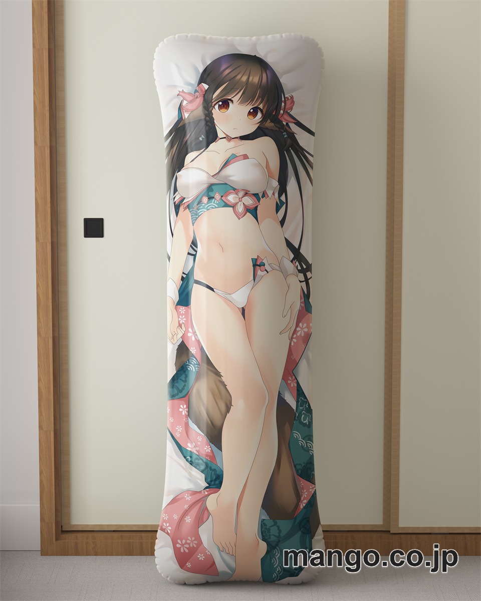 アニメ抱き枕カバー【うたわれるもの】ルルティエ大型クッションキャラクターグッズPVC製コレクション用 ビッグサイズ 等身大クッション 立体キャラクターアイテム
