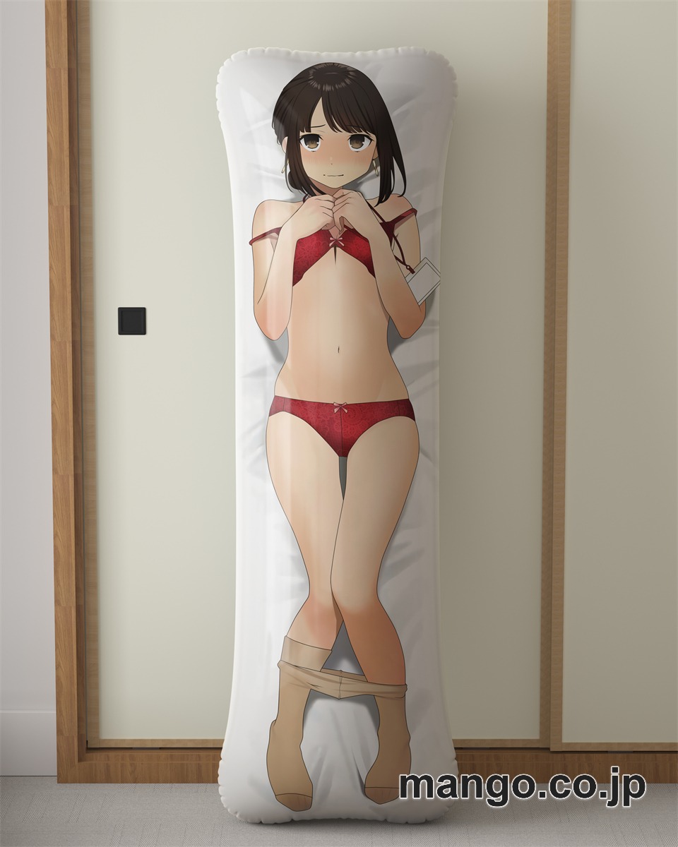 アニメ抱き枕カバー【がんばれ同期ちゃん】同期ちゃん大型クッションキャラクターグッズPVC製コレクション用｜等身大エアクッション ビッグサイズ PVC製 アニメグッズ