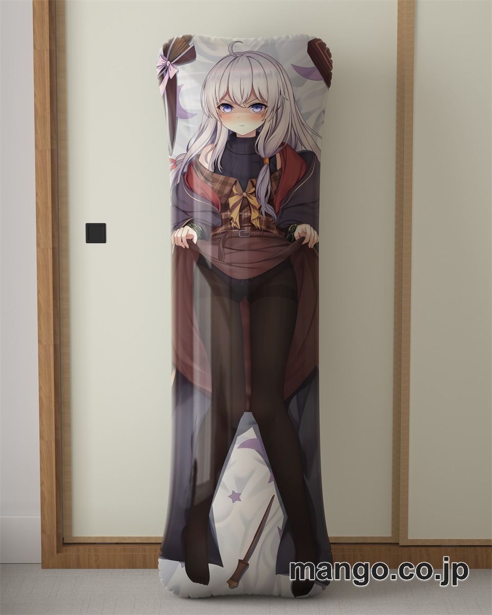 アニメ抱き枕カバー【魔女の旅々】イレイナ大型クッションキャラクターグッズPVC製コレクション用｜PVC エアクッション 等身大サイズ 立体ディスプレイ 2