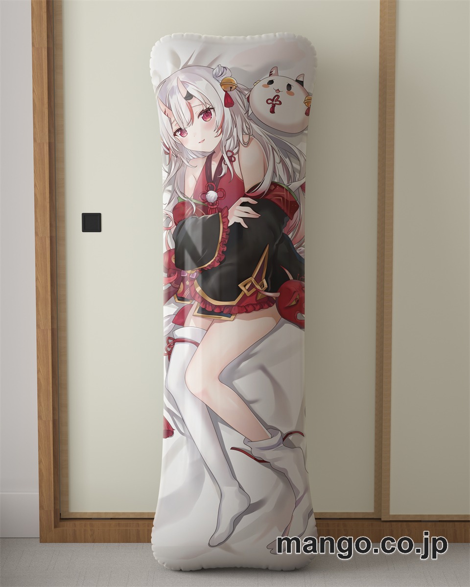 アニメ抱き枕カバー【バーチャルYoutuber】百鬼あやめ大型クッションキャラクターグッズPVC製コレクション用 ビッグサイズ 等身大クッション 立体キャラクターアイテム