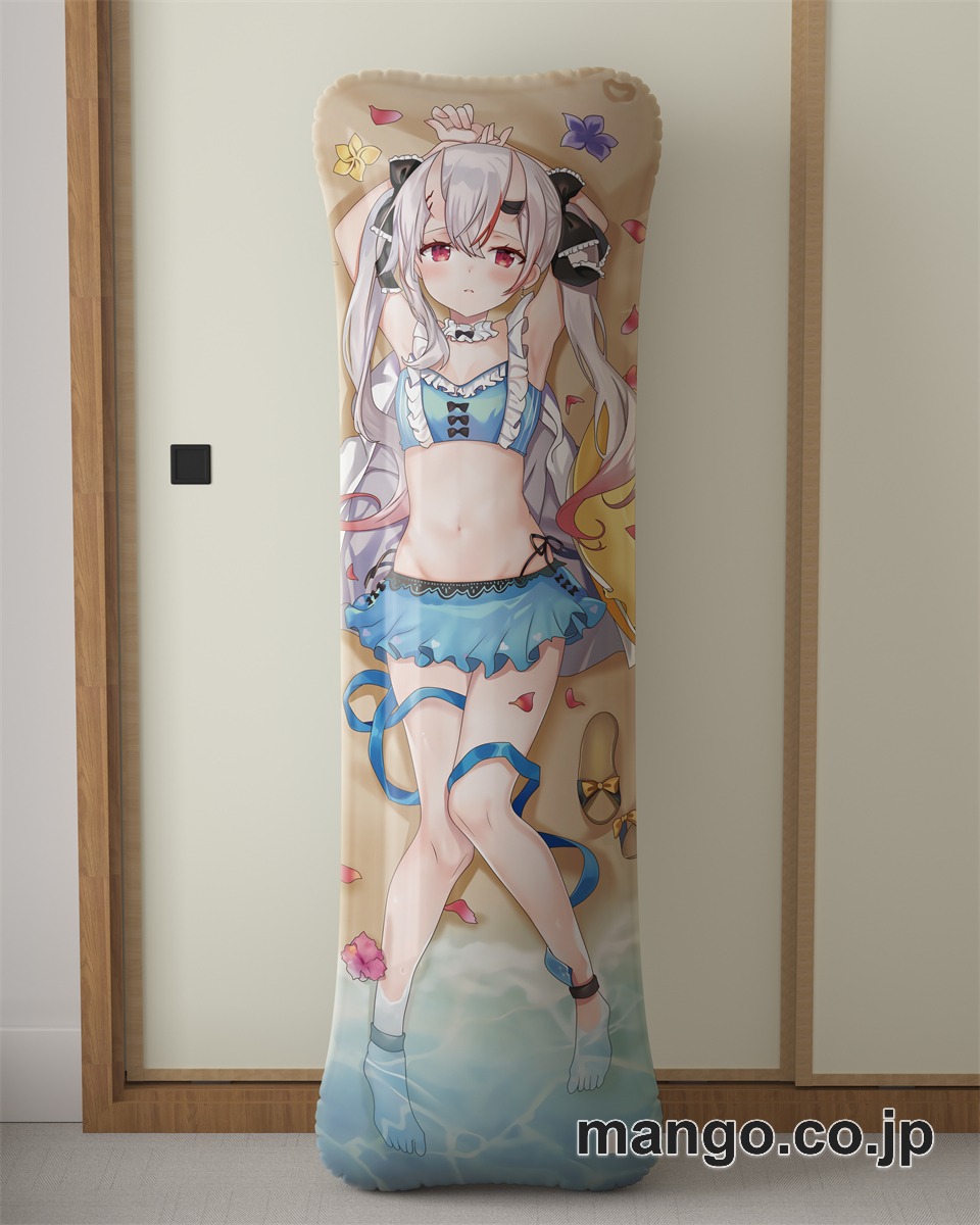 アニメ抱き枕カバー【バーチャルYoutuber】百鬼あやめ大型クッションキャラクターグッズPVC製コレクション用 ビッグサイズ 等身大クッション 立体キャラクターアイテム 2