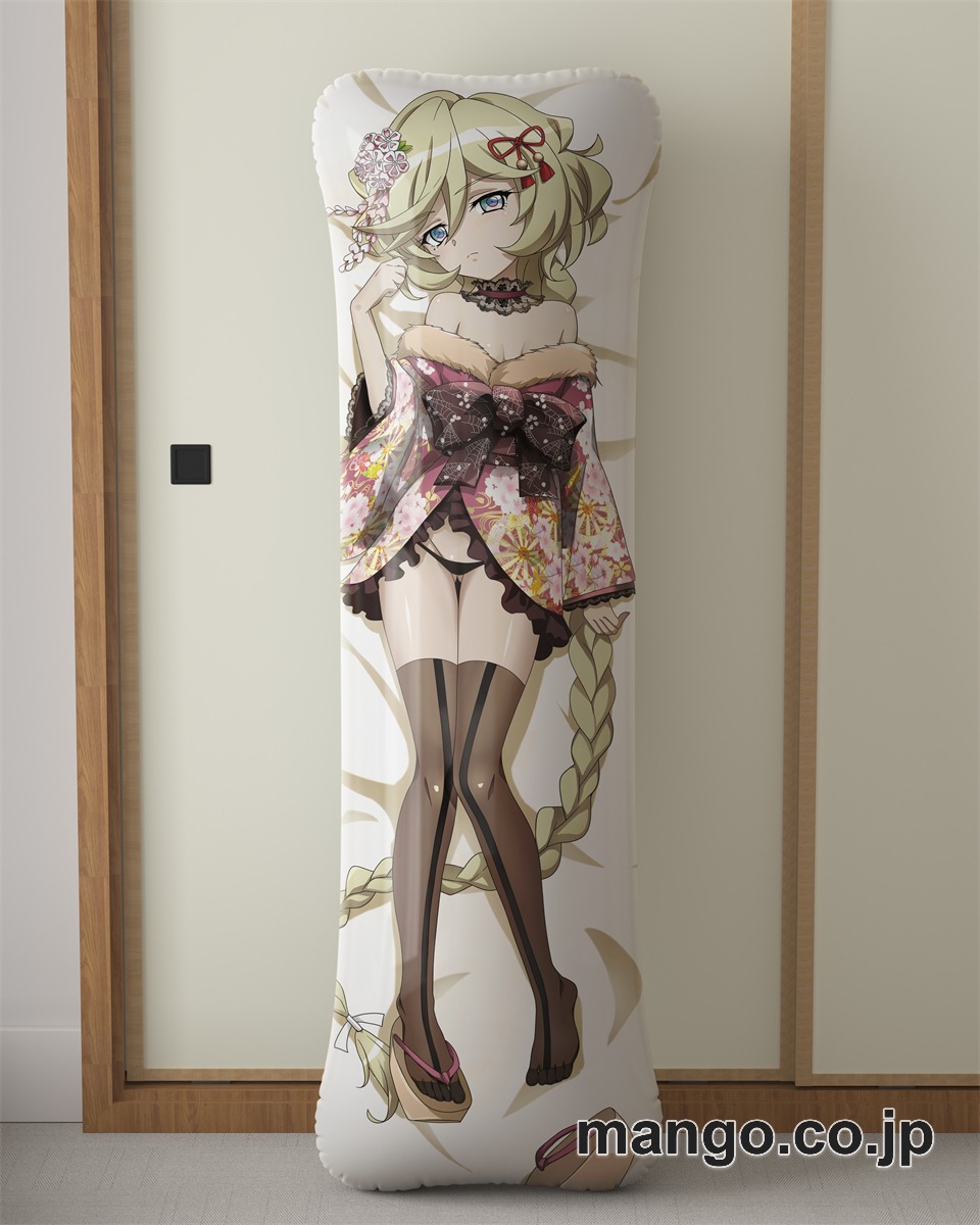 アニメ抱き枕カバー【戦姫絶唱シンフォギア】花魁キャロル大型クッションキャラクターグッズPVC製コレクション用 等身大 抱き枕 空気ビニール製 キャラクターグッズ