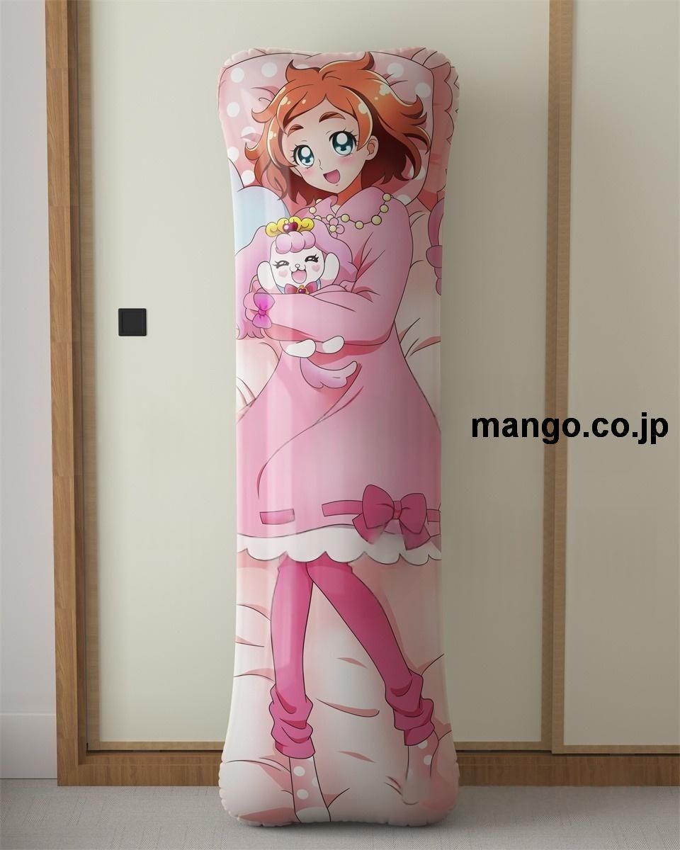 アニメ抱き枕カバープリキュアシリーズはるか＆みなみ大型クッションキャラクターグッズPVC製コレクション用｜PVC エアクッション 等身大サイズ 立体ディスプレイ 1