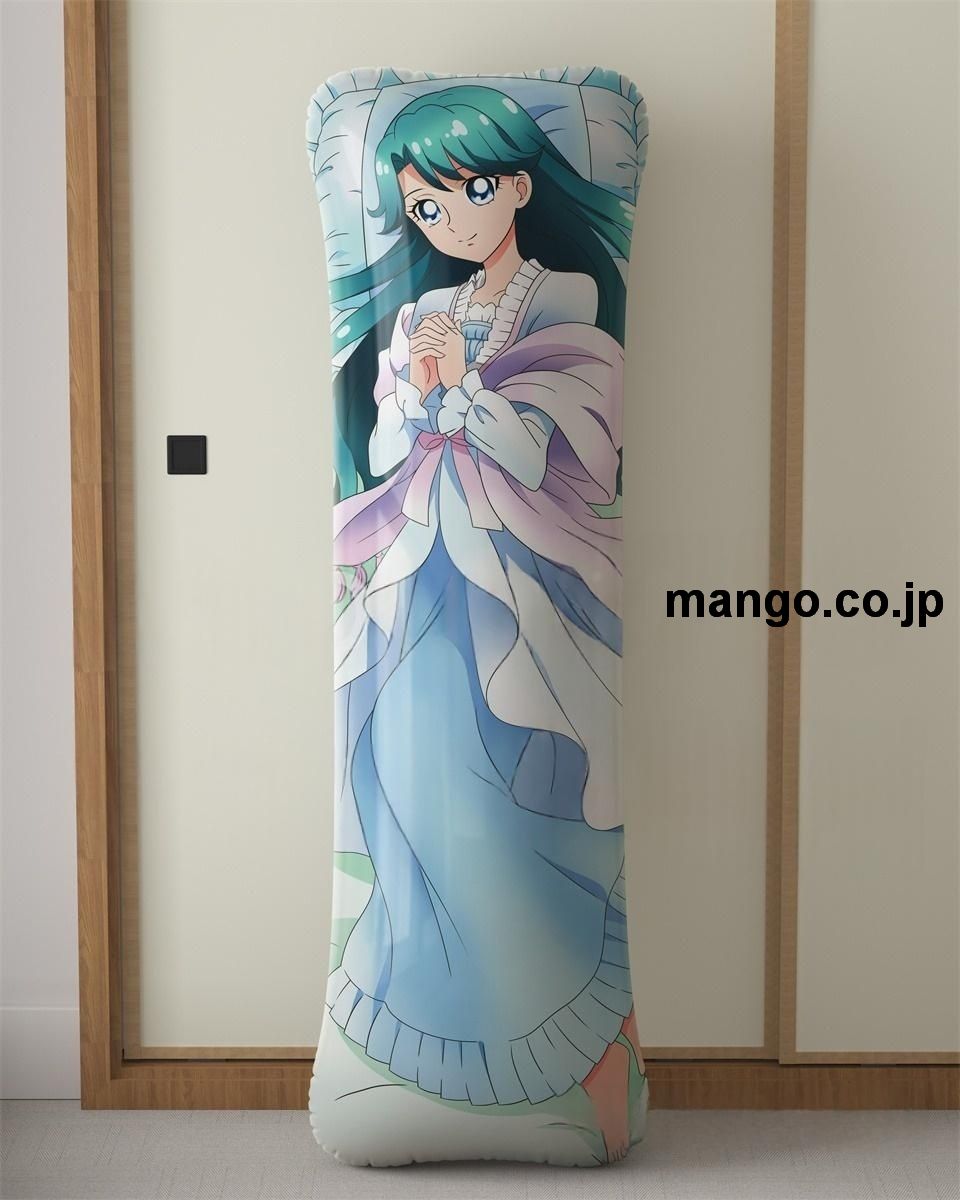 アニメ抱き枕カバープリキュアシリーズはるか＆みなみ大型クッションキャラクターグッズPVC製コレクション用｜PVC エアクッション 等身大サイズ 立体ディスプレイ 2