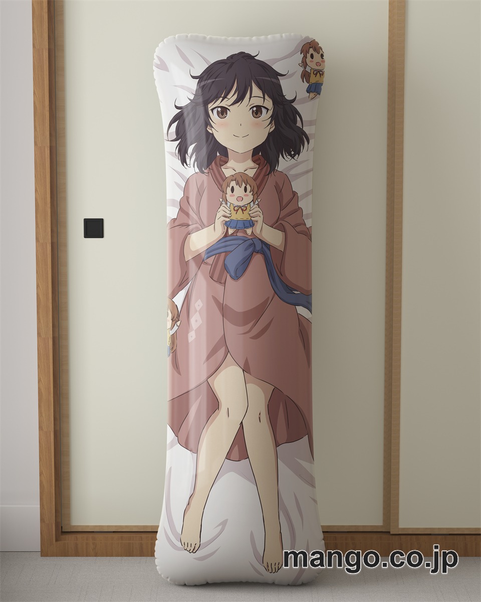 アニメ抱き枕カバー「のんのんびより」大型クッションキャラクターグッズPVC製コレクション用 等身大ビニールクッション 抱き枕 アニメ・キャラグッズ 1