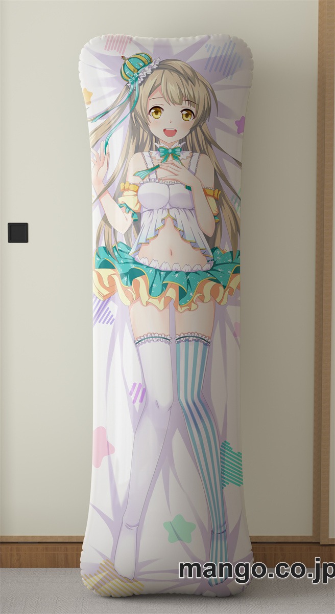 アニメ抱き枕カバー南ことり大型クッションキャラクターグッズPVC製コレクション用 等身大 抱き枕 空気ビニール製 キャラクターグッズ 1