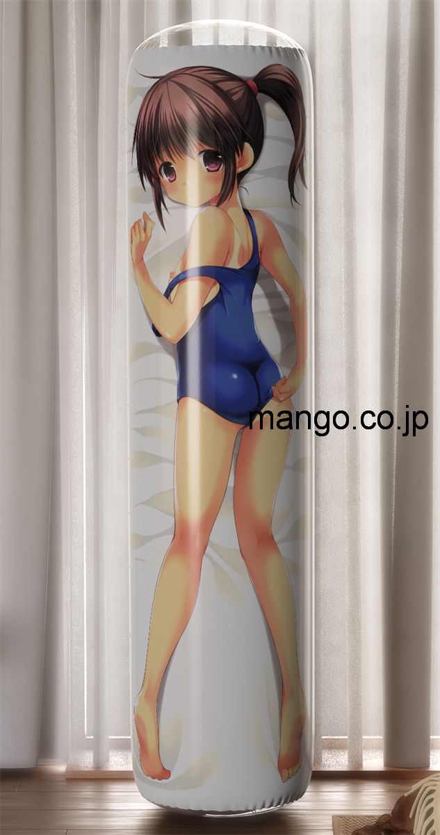 PVC フィギュア風 / 立体ディスプレイ おきあがりこぼし アニメ キャラクター バランスクッション 【いもむや本舗】東由希 スクール水着 PVC製 キャラクターグッズ コレクション用 2