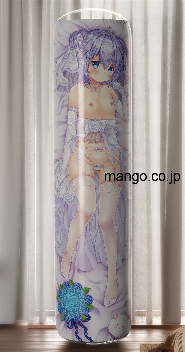 PVC フィギュア風 / 立体ディスプレイ おきあがりこぼし アニメ キャラクター バランスクッション 【ご注文はうさぎですか?】ウエディングチノちゃん PVC製 キャラクターグッズ コレクション用