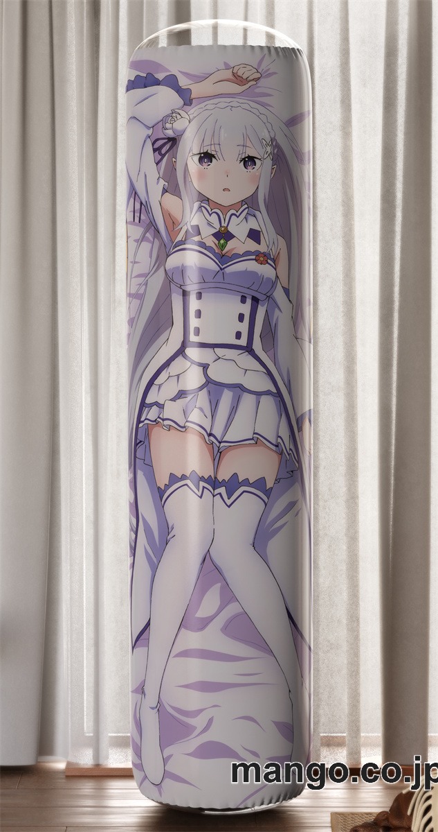 PVC フィギュア風 / 立体ディスプレイ おきあがりこぼし アニメ キャラクター バランスクッション【Reゼロから始める異世界生活】エミリア PVC製 キャラクターグッズ コレクション用