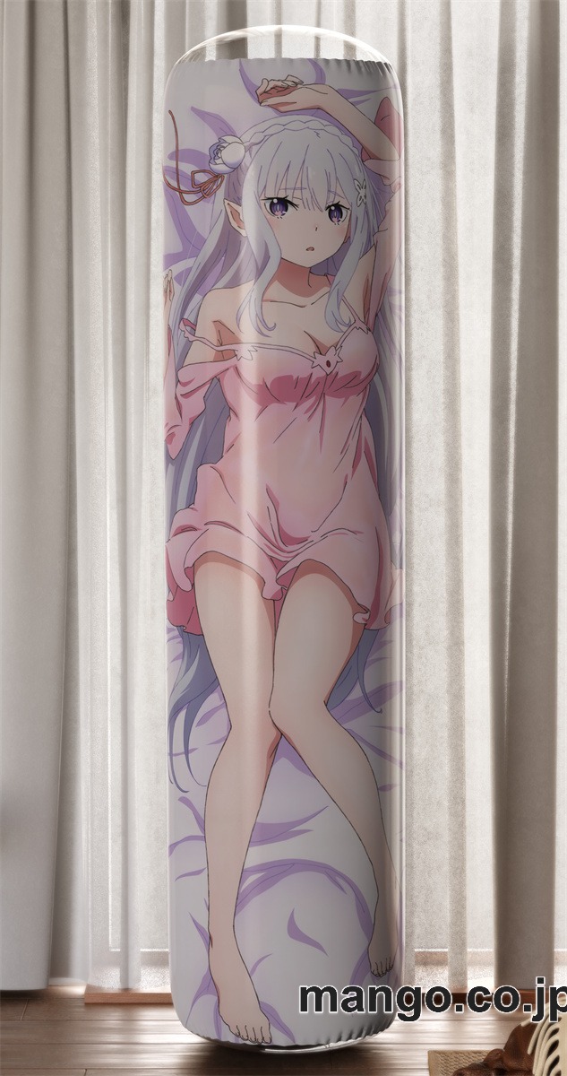 PVC フィギュア風 / 立体ディスプレイ おきあがりこぼし アニメ キャラクター バランスクッション【Reゼロから始める異世界生活】エミリア PVC製 キャラクターグッズ コレクション用 2