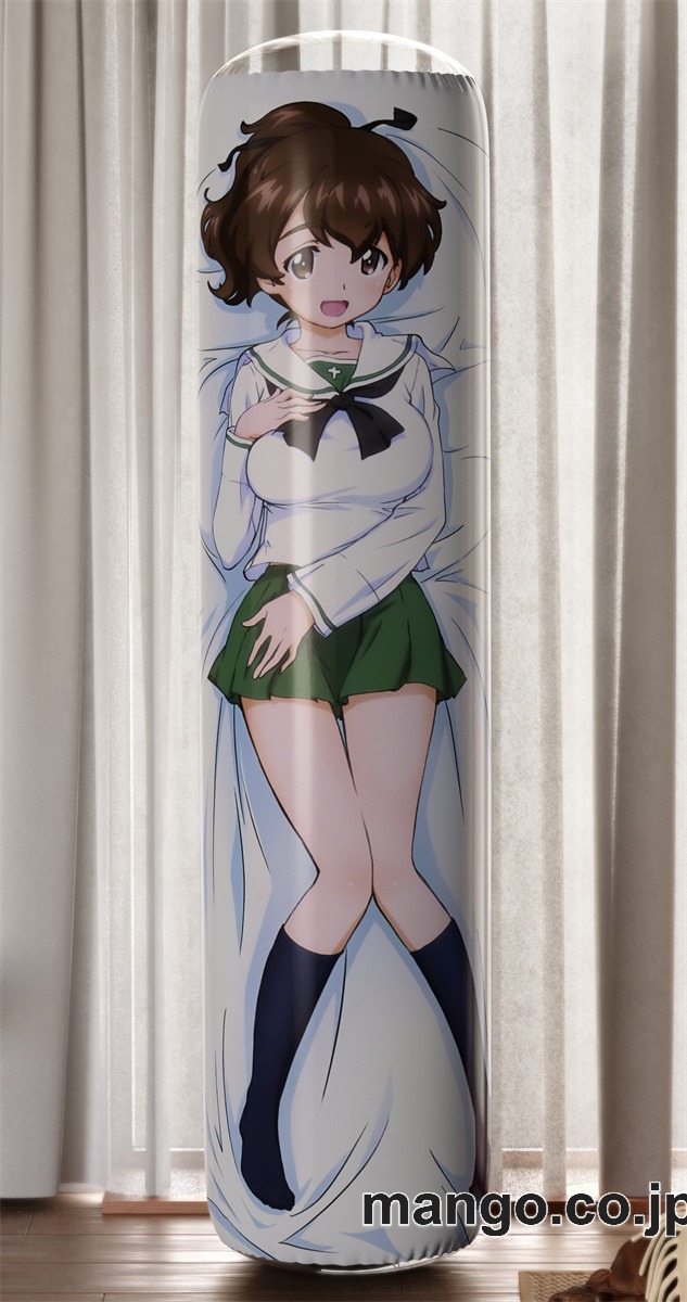PVC フィギュア風 / 立体ディスプレイ おきあがりこぼし アニメ キャラクター バランスクッション【ガールズ&パンツァー】小山 柚子 PVC製 キャラクターグッズ コレクション用 2