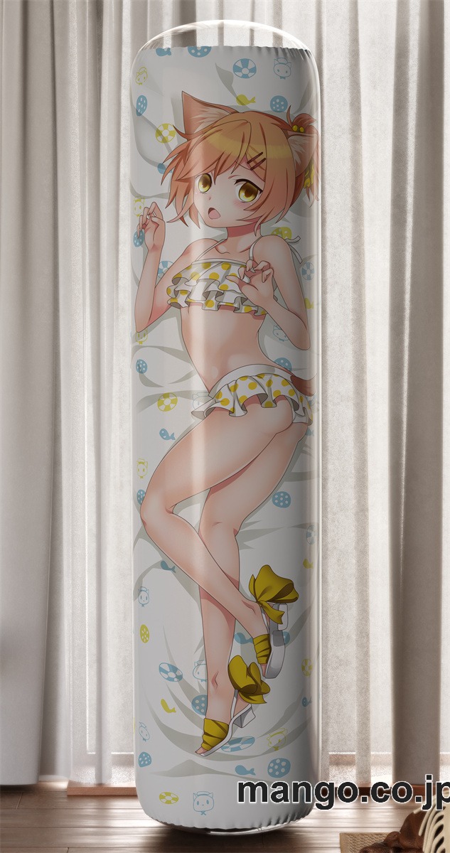 PVC フィギュア風 / 立体ディスプレイ おきあがりこぼし アニメ キャラクター バランスクッション【猫耳さばいばー！】（のん） PVC製 キャラクターグッズ コレクション用