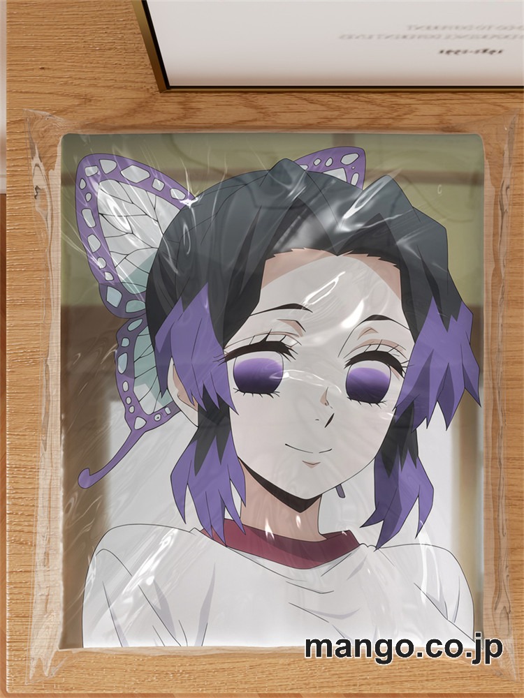 抱き枕カバー  オリジナル   アニメ キャラクター 【綺麗 美人 アニメ】胡蝶しのぶ 小型クッション キャラクターグッズ PVC製 コレクション用 3