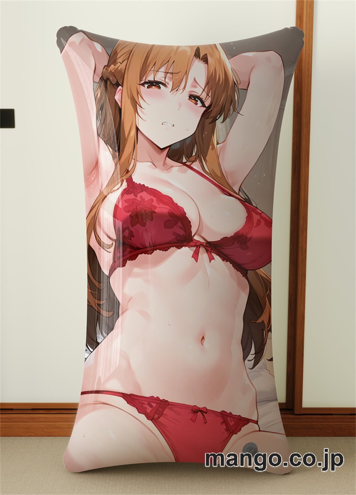 抱き枕カバー  オリジナル   アニメ キャラクター 【SAO】アスナ 小型クッション キャラクターグッズ PVC製 コレクション用