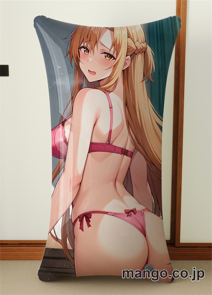 抱き枕カバー  オリジナル   アニメ キャラクター 【SAO】アスナ 小型クッション キャラクターグッズ PVC製 コレクション用