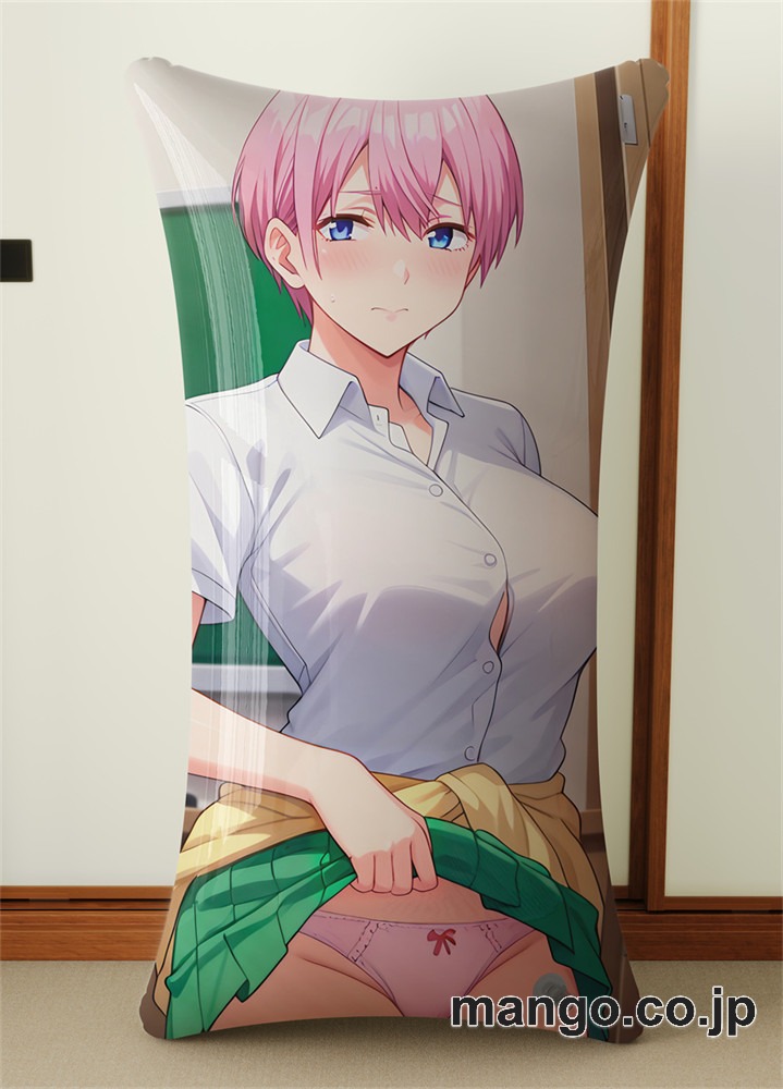 抱き枕カバー  オリジナル   アニメ キャラクター 【五等分の花嫁】中野一花 小型クッション キャラクターグッズ PVC製 コレクション用