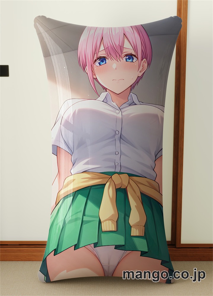 抱き枕カバー  オリジナル   アニメ キャラクター 【五等分の花嫁】中野一花 小型クッション キャラクターグッズ PVC製 コレクション用 2